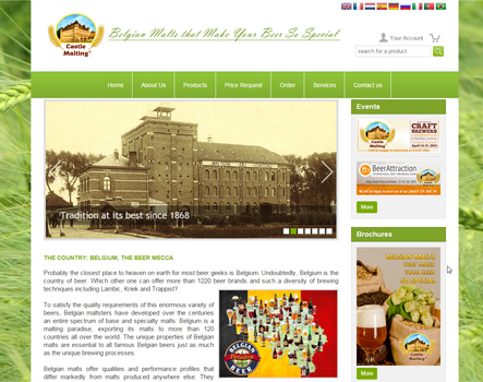 Castle Malting® is proud to launch the new version of its website