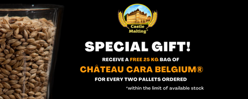 Receive a free 25 kg bag of Cara Belgium for every two pallets ordered!
