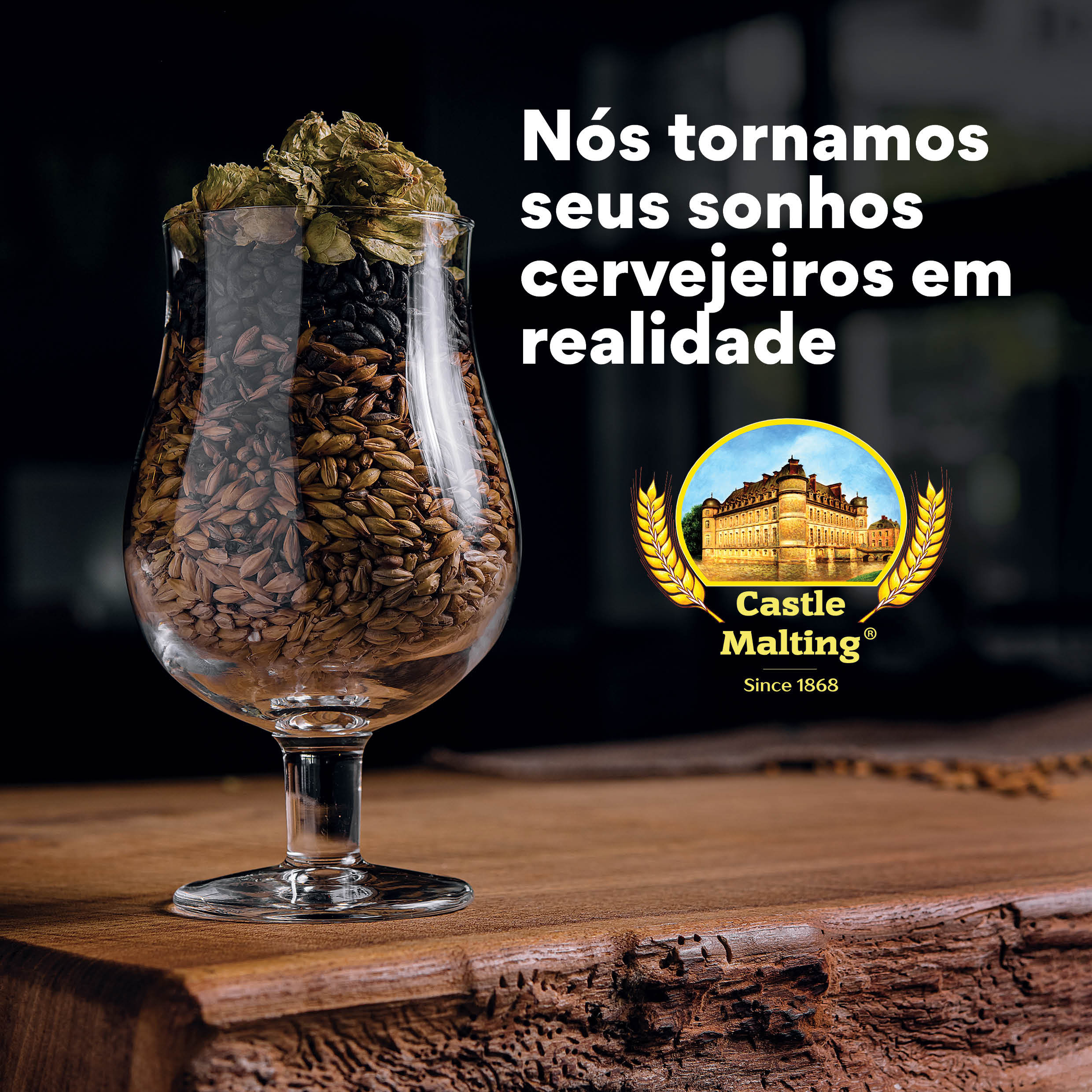 O catálogo da Castle Malting em português (40 páginas)