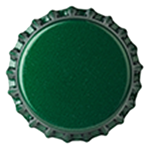 Crown Caps 26mm TFS-PVC Dark Green col. 2410 Zielony (10000/box)