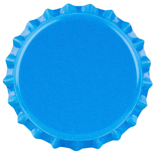 Crown Caps 26mm TFS-PVC Free, Sky Blue col. 20310 (10000/box)